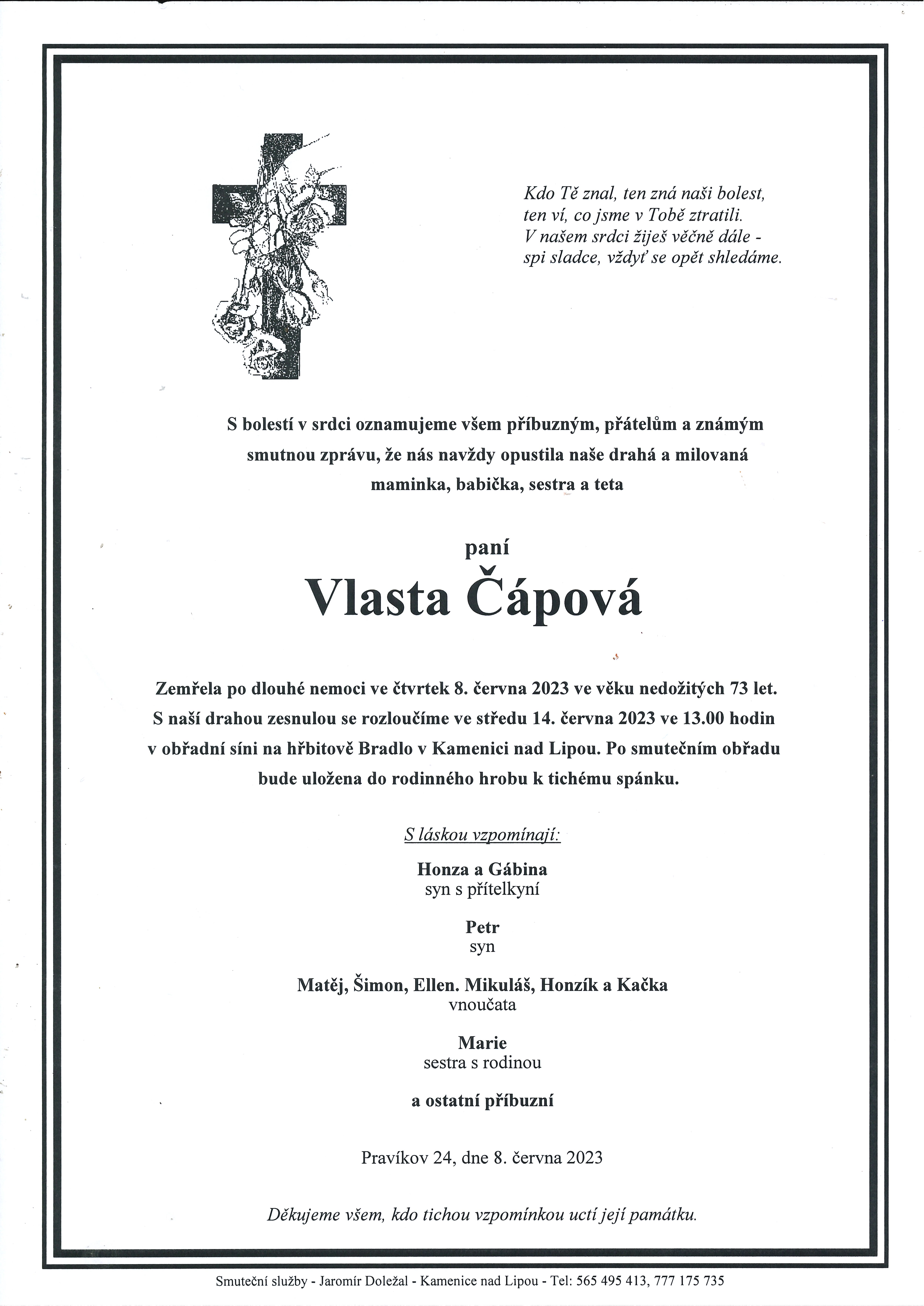 Vlasta Čápová