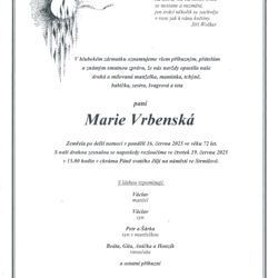 Marie Vrbenská